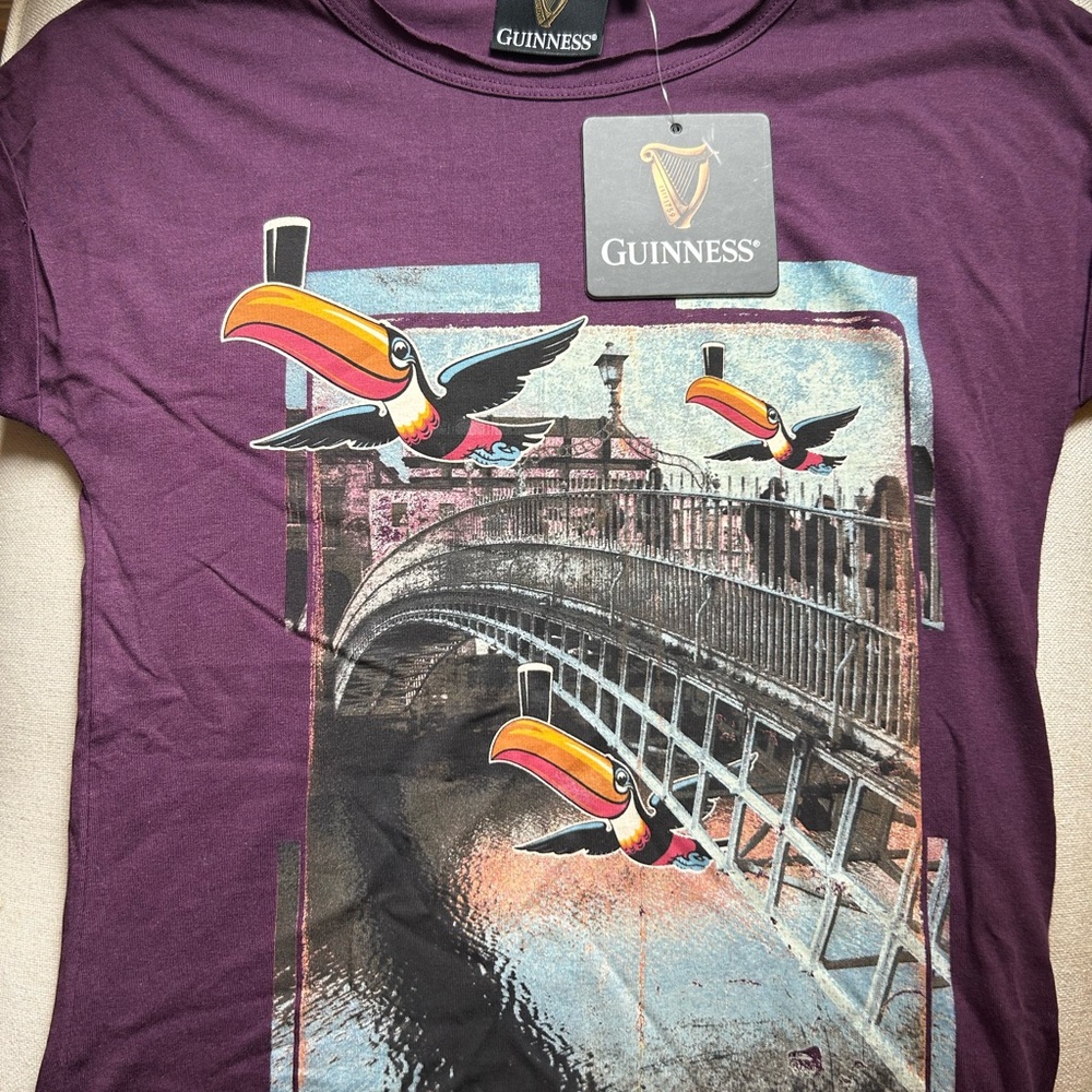 Guinness Purple Graphic Tee
